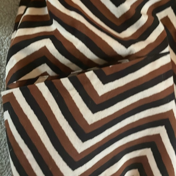 Eva Franco kimono open front jacket pockets M/L Chevron - Picture 3 of 4